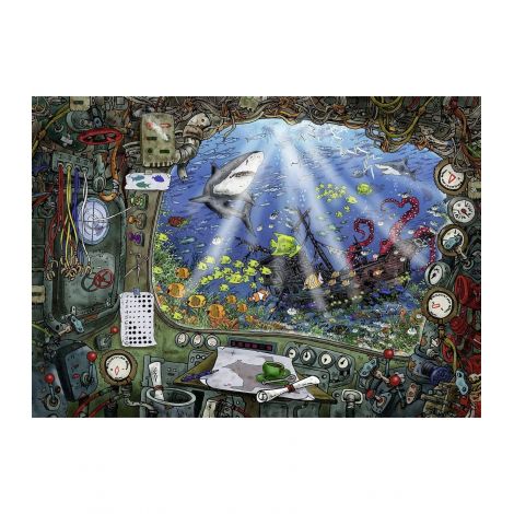 Puzzle Exit 4: În Submarin, 759 piese Ravensburger - imagine 2