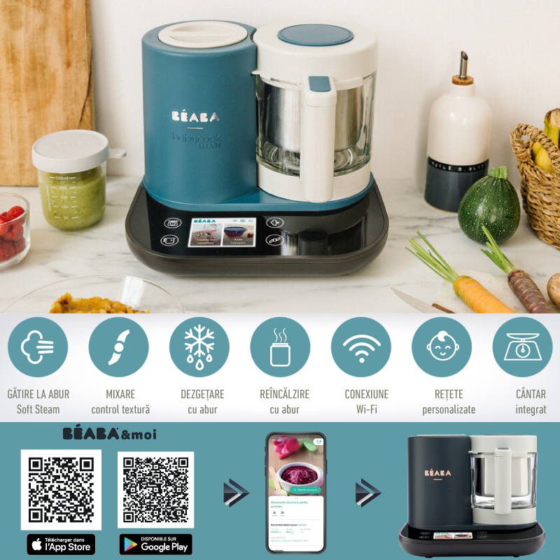 Robot Beaba Babycook Smart + Wi-Fi, 4-in-1 - imagine 4