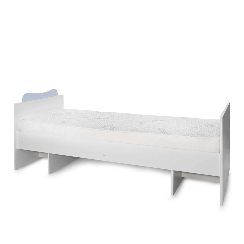 Patut Modular Lorelli, 5 Configuratii, Multi White Baby Blue - imagine 8