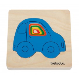 Puzzle Stratificat Mașină Beleduc