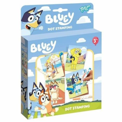 Set Creativ Bluey cu Markere Rotunde | Totum