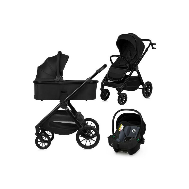 Lionelo Layla 3in1 Carucior Premium cu Scaun Auto ADAC