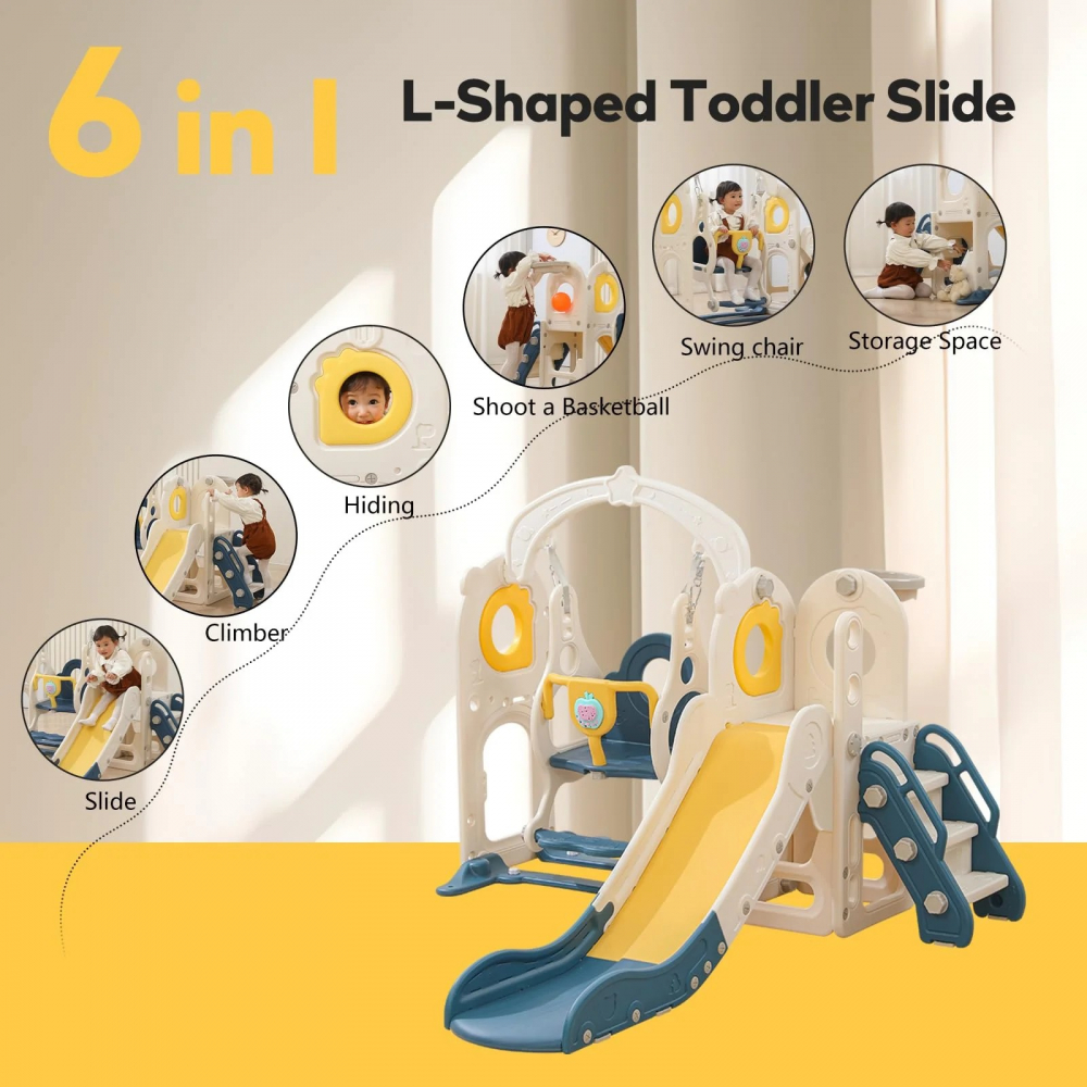 Spațiu Joacă 3in1 Nichiduta Garden - Tobogan + Leagăn