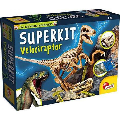 Kit Paleontologie Velociraptor Lisciani