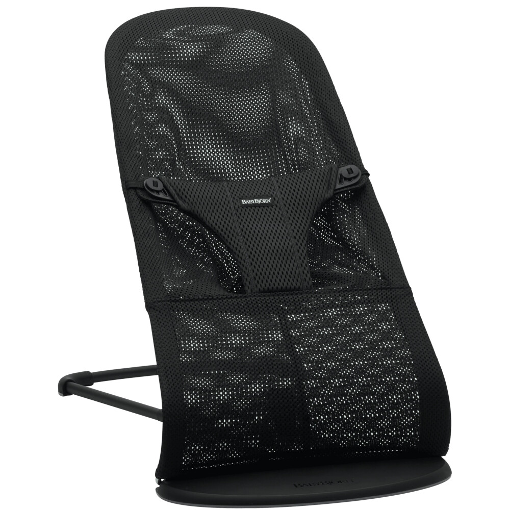 Balansoar Bliss Black Mesh Baby Bjorn, Ergonomic - imagine 12
