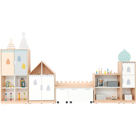 Set Mobilier Castel Moje Bambino - Închidere Silentioasă - imagine 2