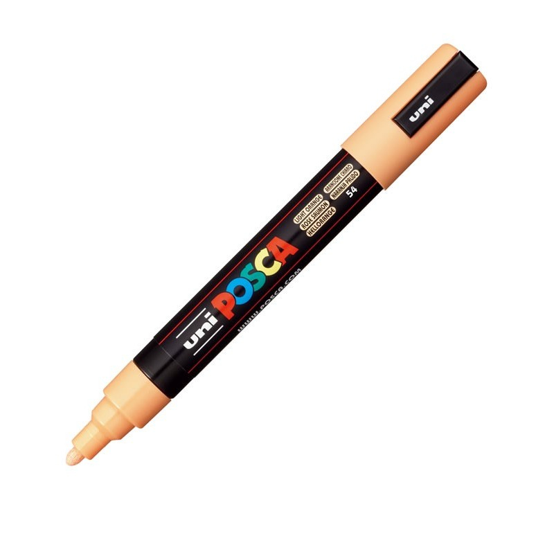 Marker UNI PC-5M Posca, Vârf Mediu, Portocaliu Deschis