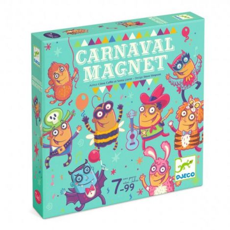 Djeco Carnaval - Joc Magnet cu Vederea Acoperită