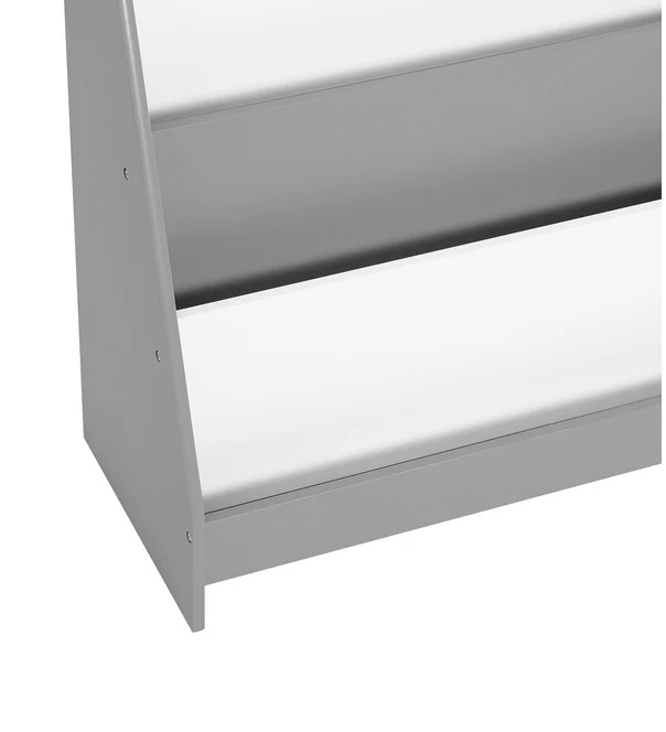Organizator Lemn Ginger Home, 4 Rafturi, Alb-Gri - imagine 3
