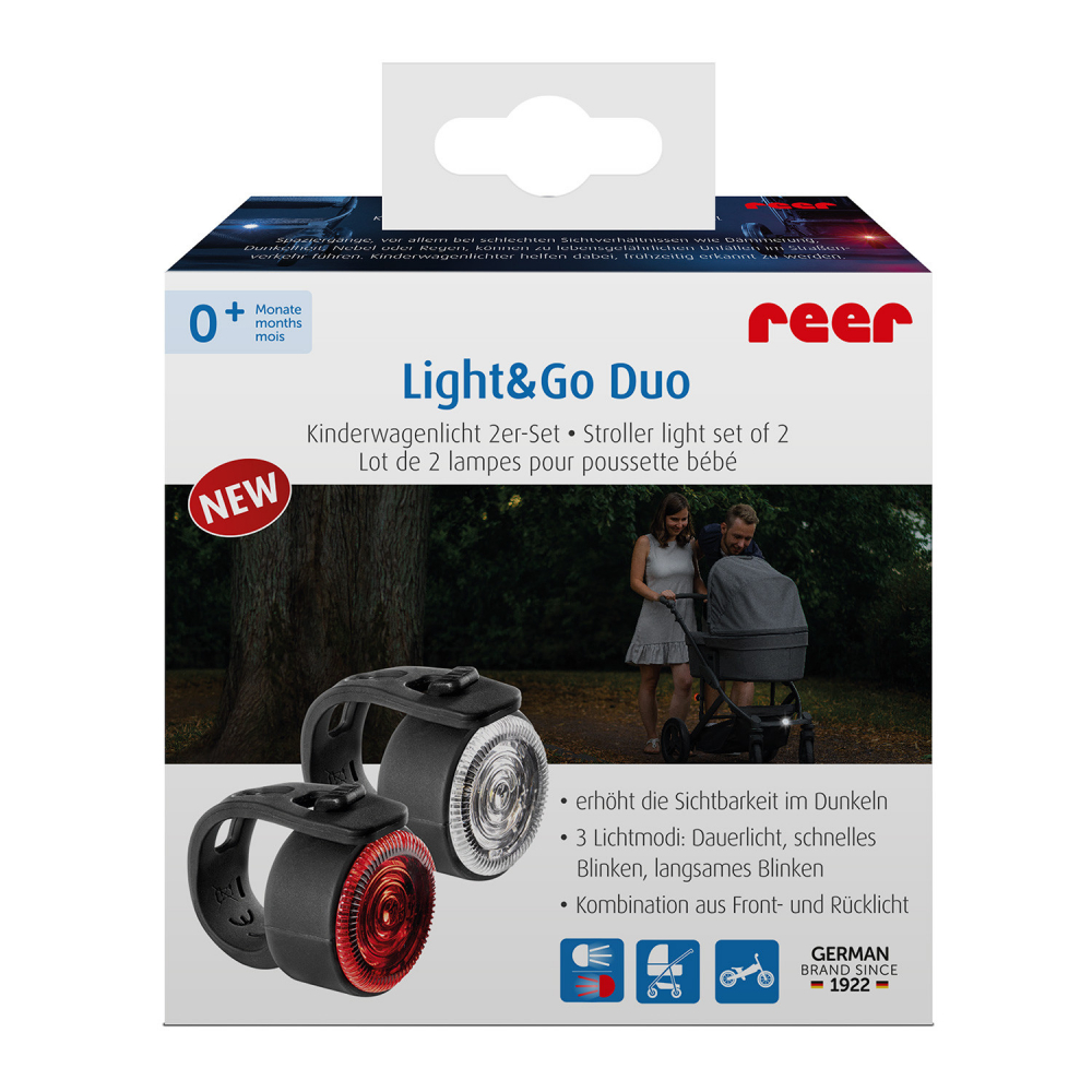 Reer LightGo Duo - Set lumini carucior siguranță - imagine 10