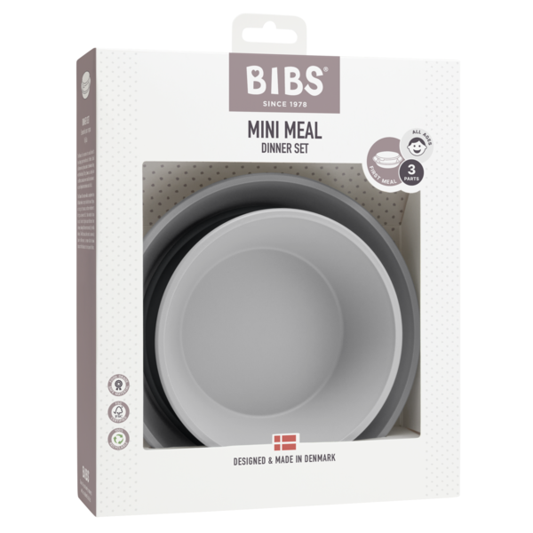 Set Farfurie și Bol Bibs Cloud pentru Diversificare