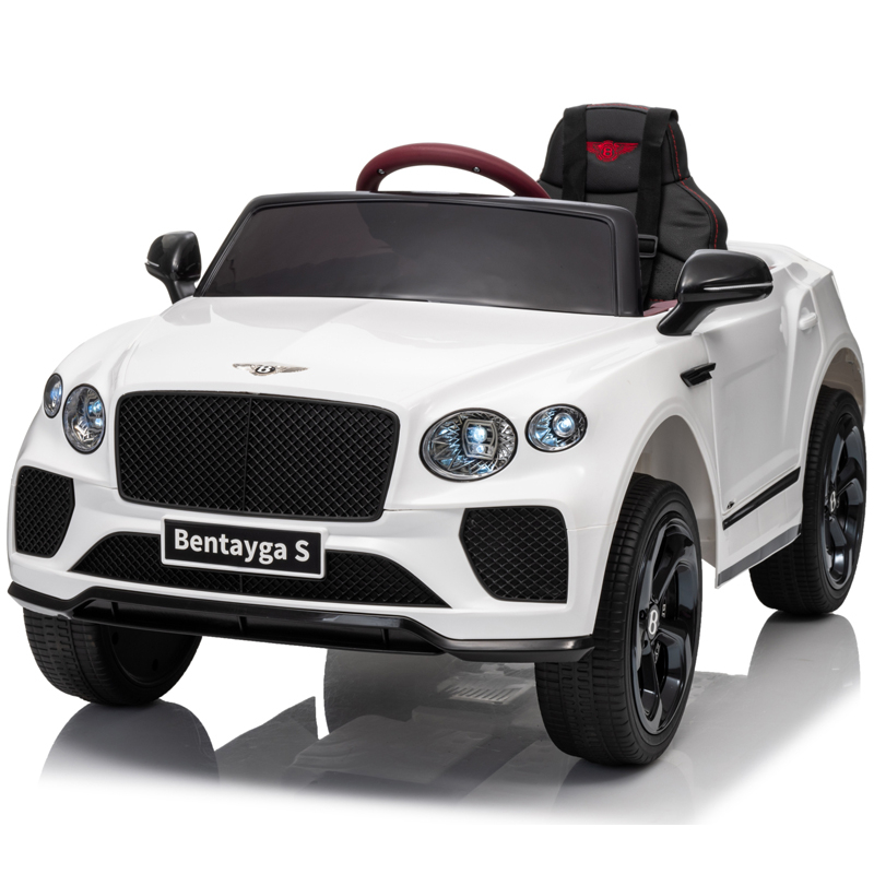 Masinuta electrica pentru copii Bentley Bentayga S, 4x4, 120W, 12V, echipare premium, alba