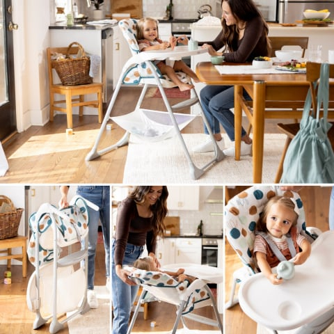 Scaun Masa Graco SnackEase Pliabil cu o Mână - imagine 5