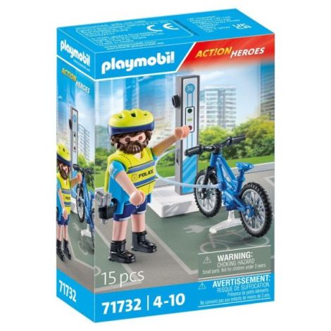 Playmobil Politist cu Bicicleta - Aventură Educațională - imagine 2