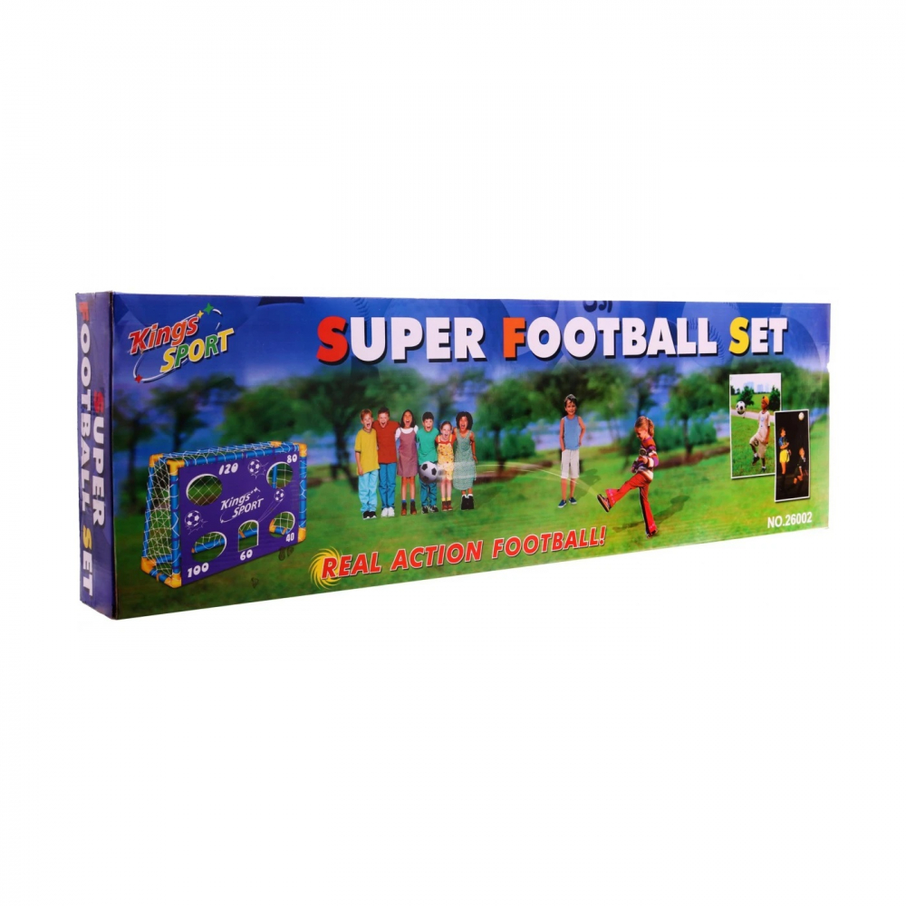Set Poarta Fotbal King Sport Copii Accesorii - imagine 6