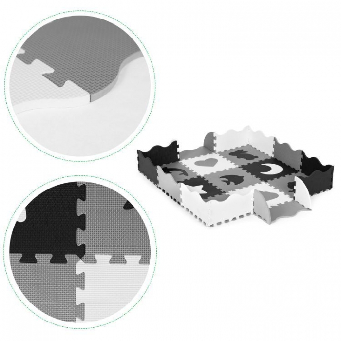 Salteluta joaca Ecotoys Puzzle, 25 elemente, ECOEVA015 - imagine 6