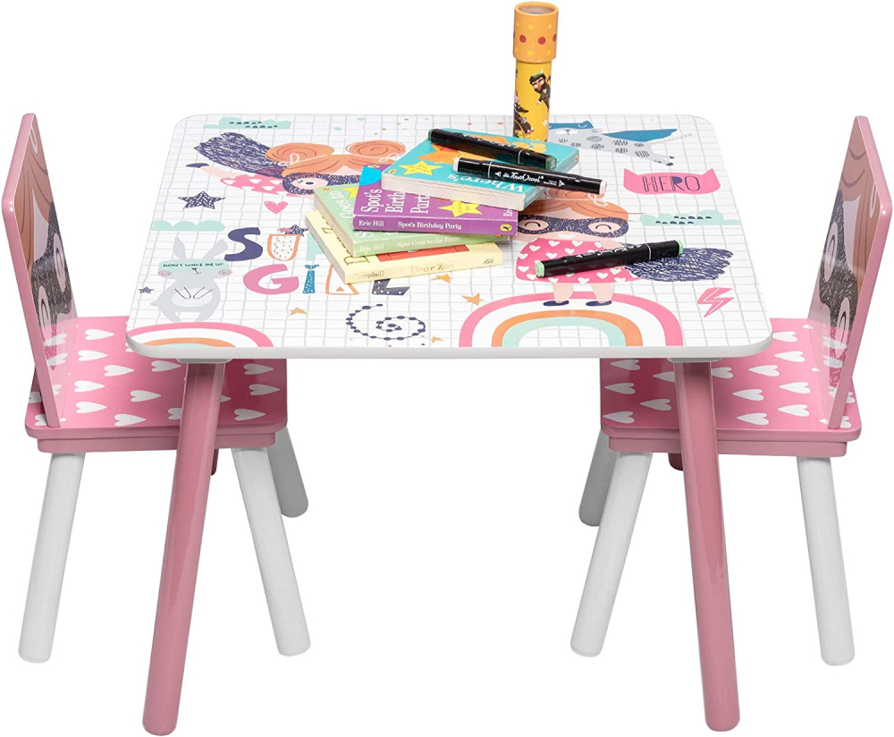 Set masă și 2 scaune Ginger Home Super Girl - imagine 6