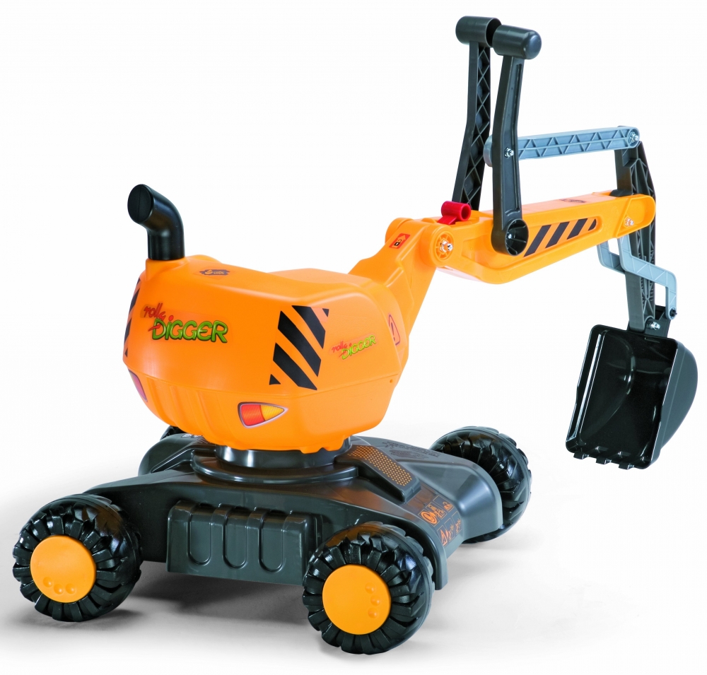 Excavator Rolly Toys Digger cu Roți - imagine 2