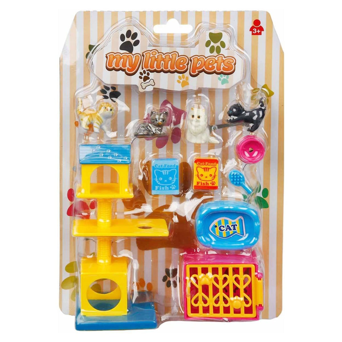 Set Pisici Rising Toys, Figurine si Accesorii