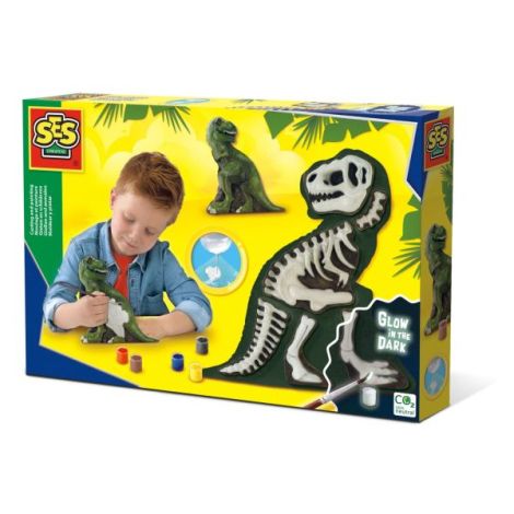 Ses T-Rex Fotoluminescent - Set Creativ