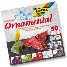 Hartie Origami Folia 1515, 50 coli, 5 modele
