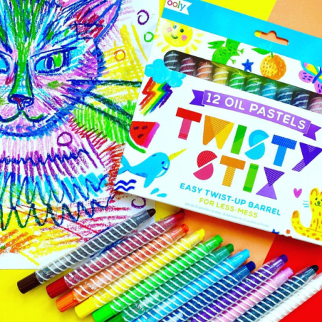 Ooly Twisty Stix: Creioane Ulei Curate - imagine 3