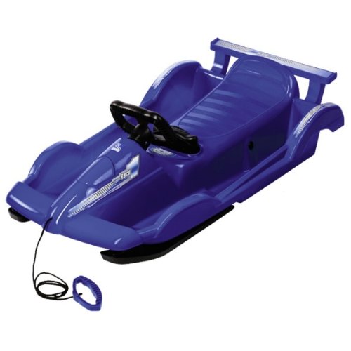 Sanie Alpen Gaudi Race Blue, Volan Oțel, HDPE - imagine 4