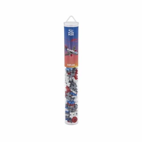Set Plus-Plus Avion 100 piese - Jucărie STEM Creativă