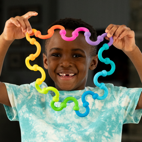 Plip Links Set Constructie Silicon Fat Brain Toys - imagine 4