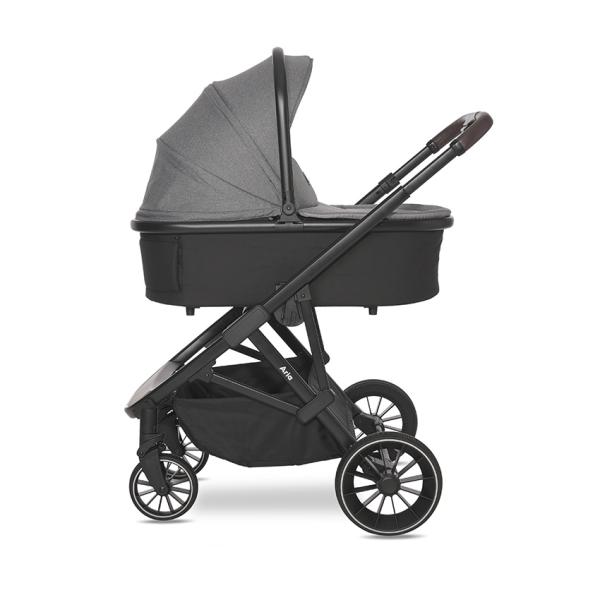 Lorelli Aria 3in1 Grey - Carucior complet cu scaun auto - imagine 6
