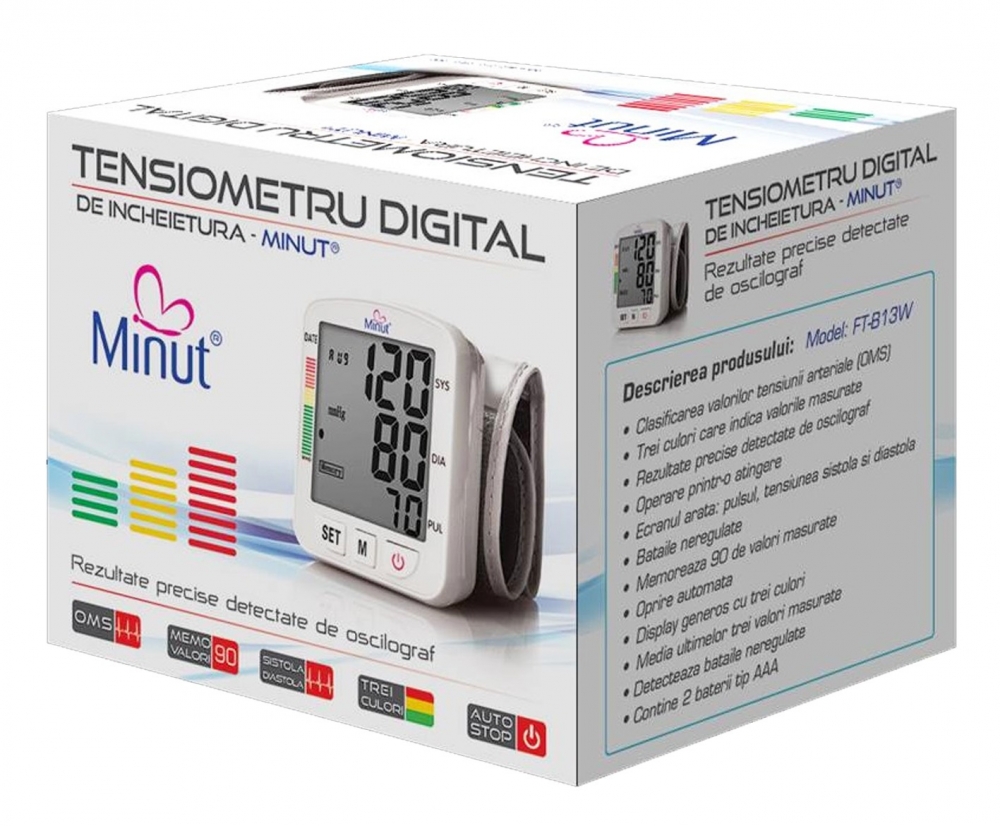 Tensiometru Digital Minut, Pentru Mâna - imagine 4