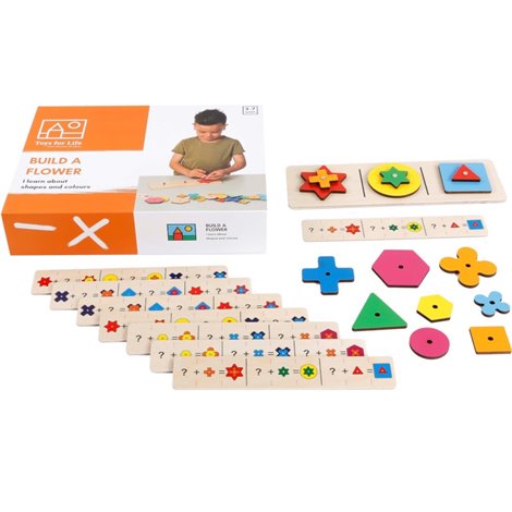 Joc Educativ Construieste o floare Toys for life