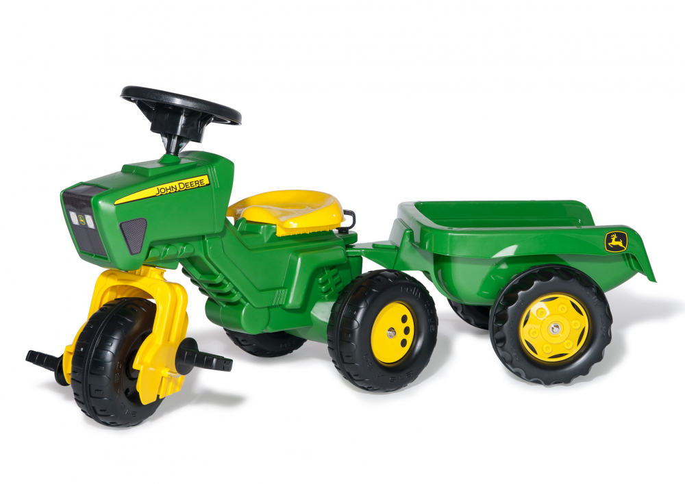 Tractor Rolly Toys John Deere cu Remorcă