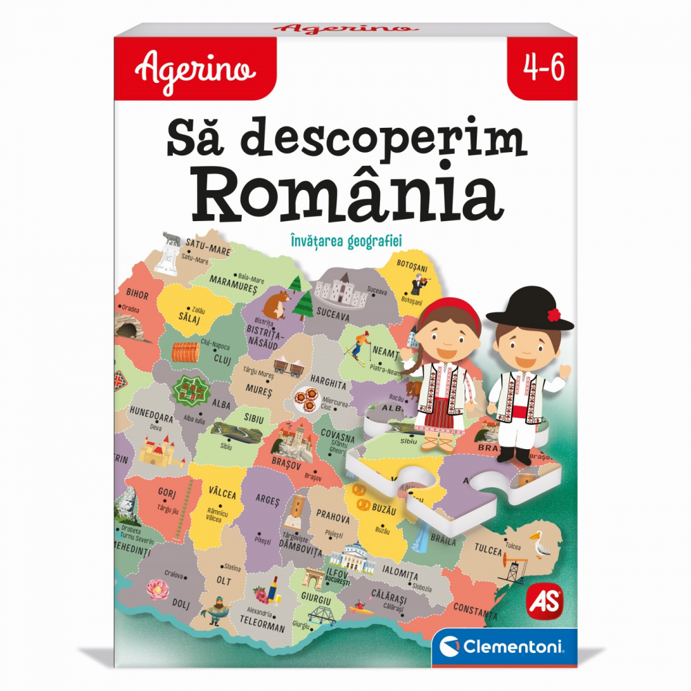 Joc Educativ Romania Puzzle As | Descopera Geografia