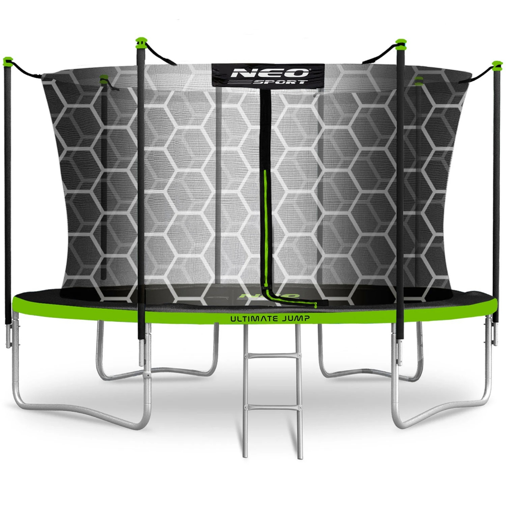 Trambulina Neo-Sport 404cm cu Plasă Interioară - imagine 2