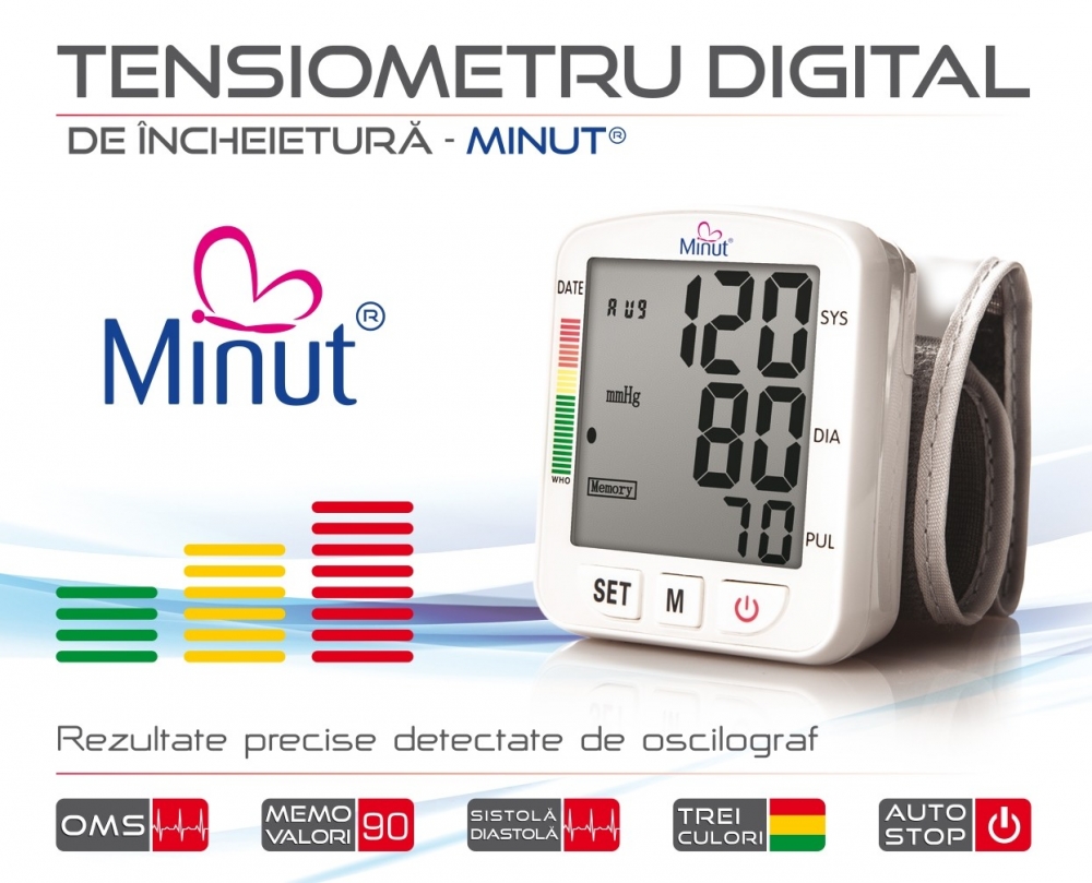 Tensiometru Digital Minut, Pentru Mâna