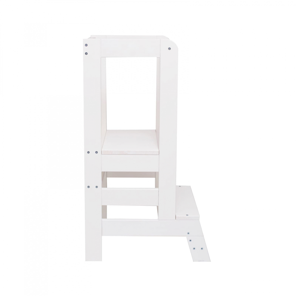 Înălțător Learning Tower MeowBaby Alb - imagine 7
