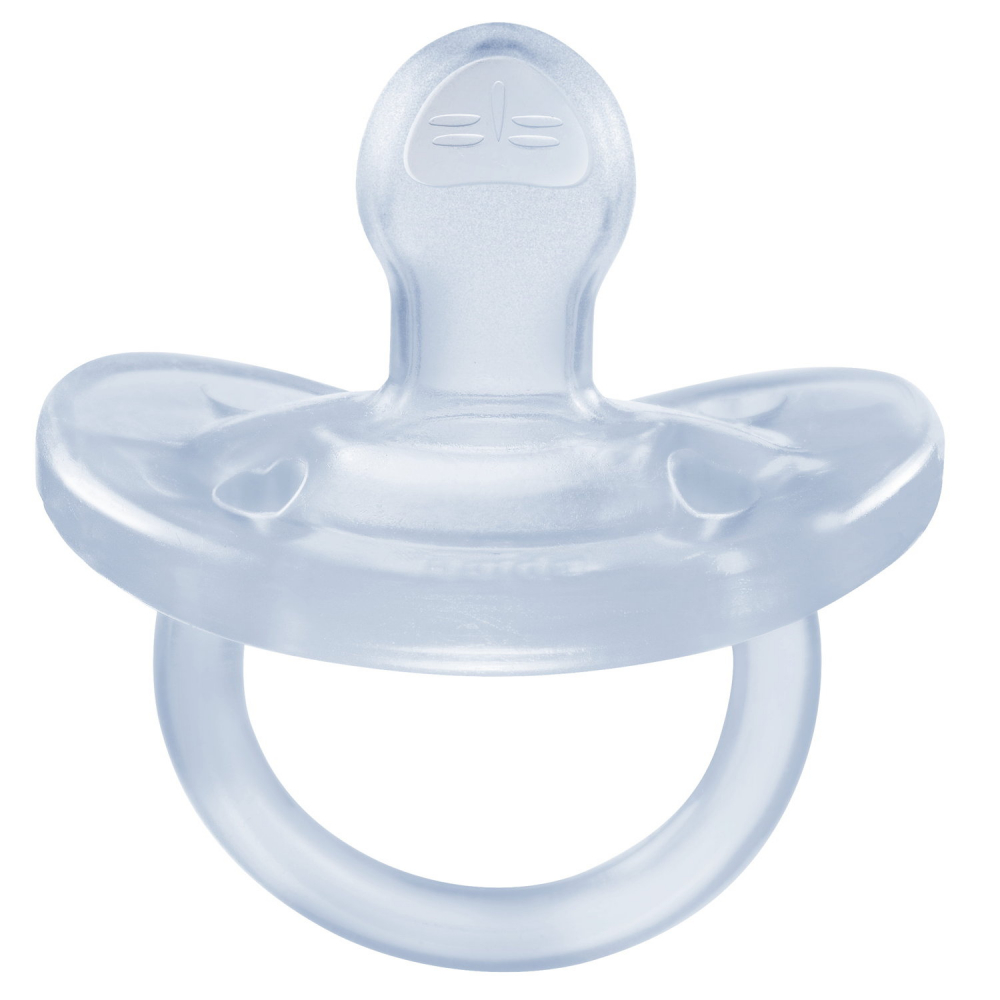 Suzeta Chicco PhysioSoft 0-6luni, Anatomica, Silicon - imagine 2