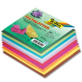 Set Hartie Origami 100 coli 10x10cm Folia - imagine 2