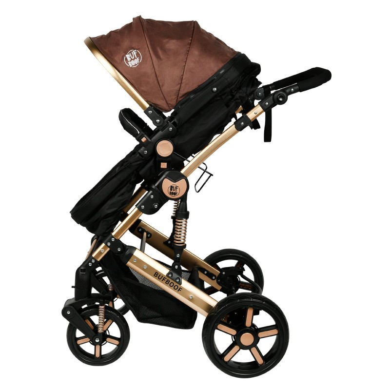 Carucior 2 in 1 Reversibil Buf Boof Gold, 0-36 luni - imagine 3