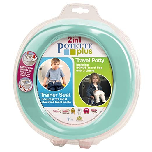 Olita Portabilă Potette Plus Turquoise | Igienă și Confort - imagine 5