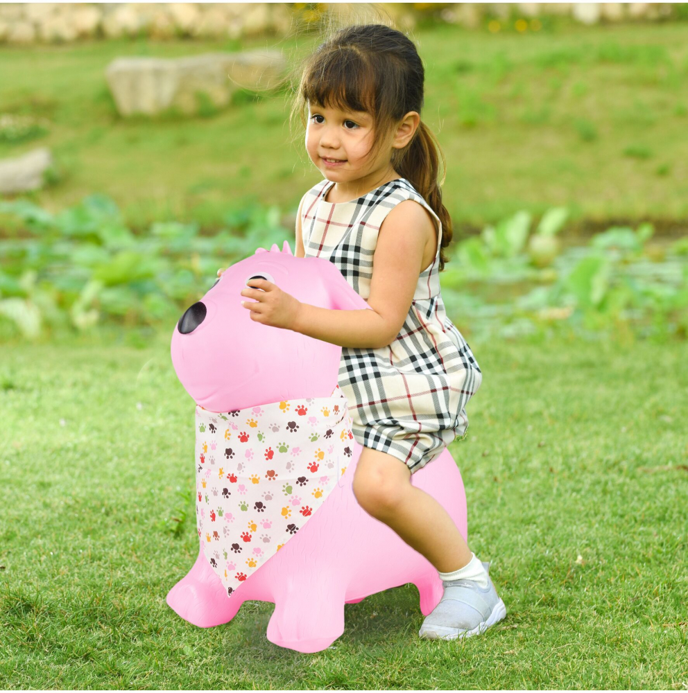 Săritor Gonflabil Malplay Jumping Dog Pink - imagine 3