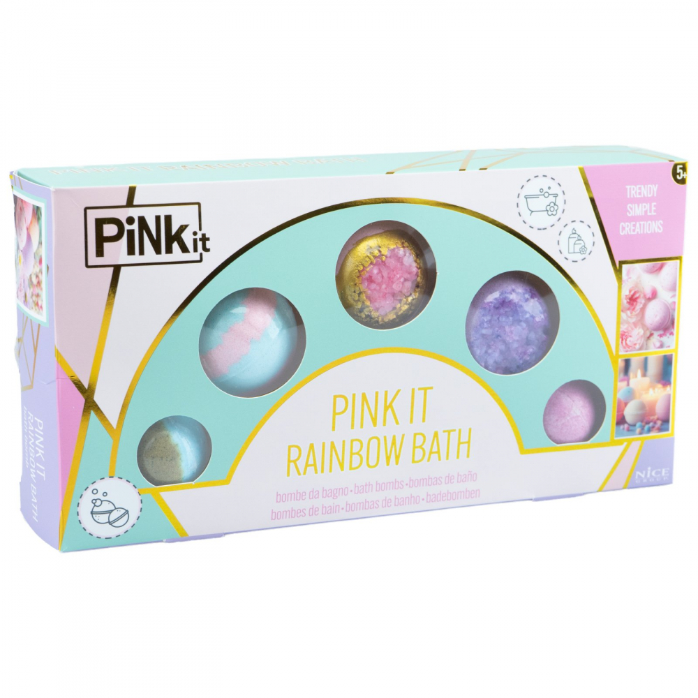Set 5 Bombe Baie Curcubeu Pink It - Relaxare - imagine 6