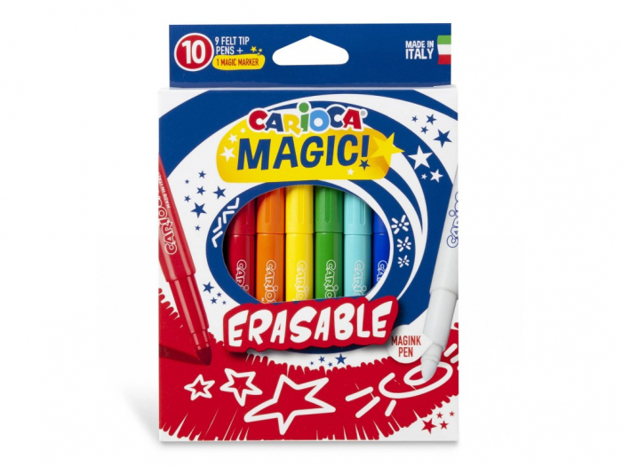 Set Carioca Magic Erasable, Ștergere Ușoară