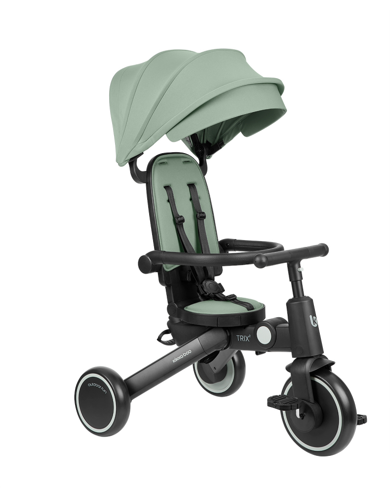 Tricicleta KikkaBoo 8in1 Ultrapliabilă Mint - imagine 3