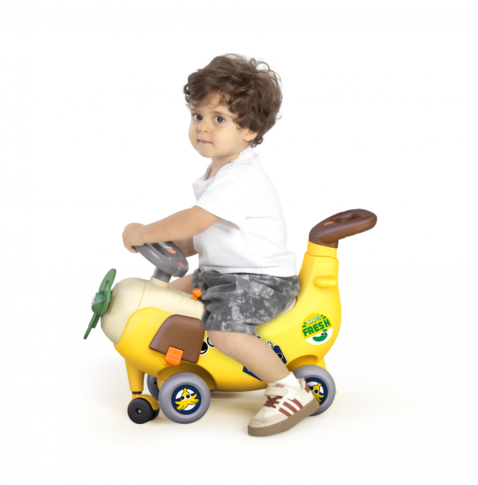 Avion Interactiv Hola 4-in-1 - Jucărie Ride On - imagine 4