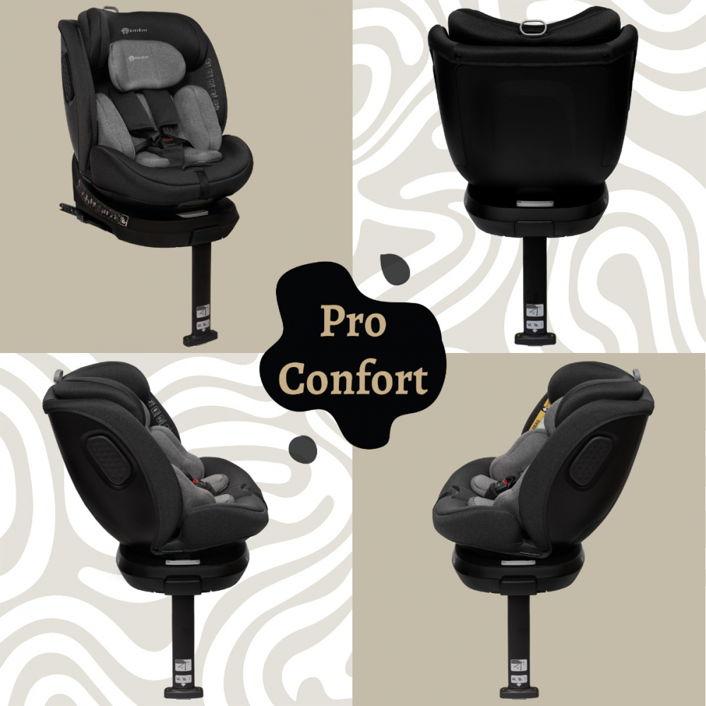 Scaun Appekids I-Size 360° Grey Pro Confort - imagine 4