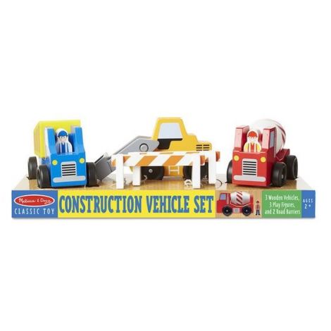 Set Vehicule Santier Melissa & Doug Lemn - imagine 2
