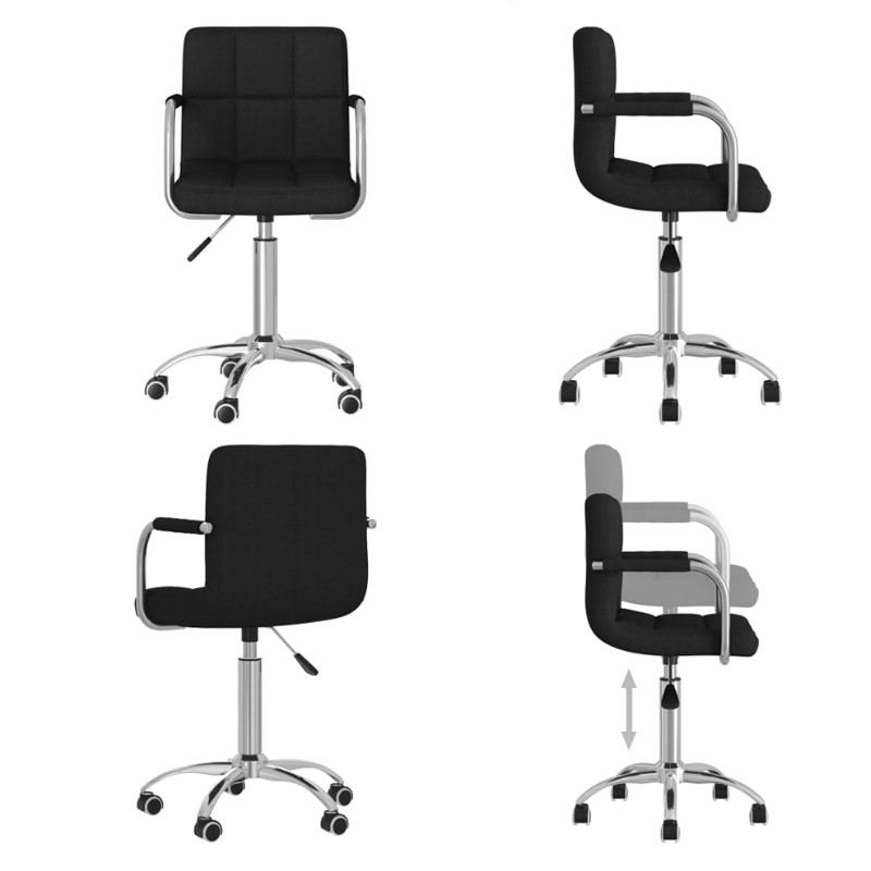 Scaun Birou Procart Reglabil, Design Velur - imagine 6