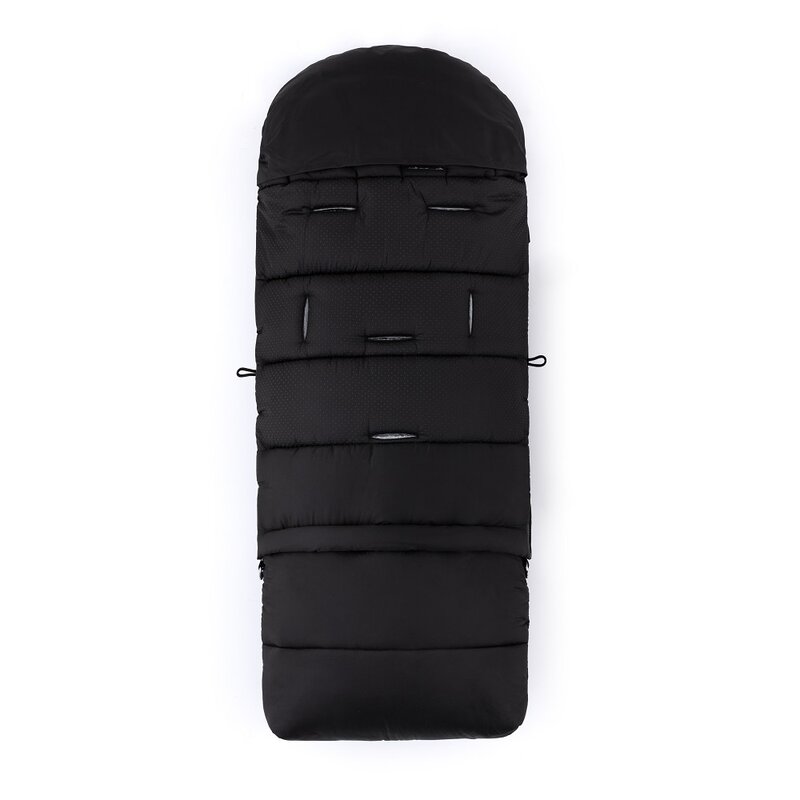 Feedo Sac Iarnă 3-în-1 Cărucior Negru 110cm - imagine 3